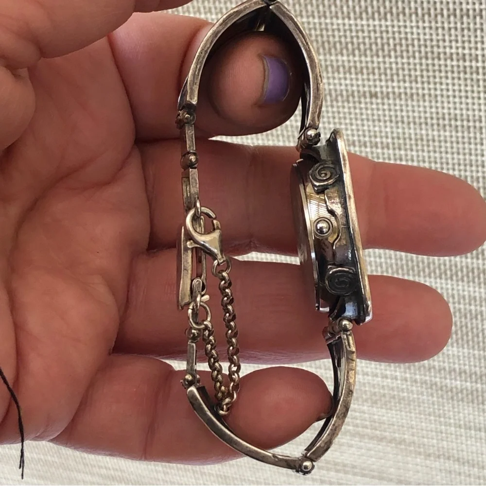 Silpada Sterling Silver Hinged Wrist Watch - Picture 6 of 17